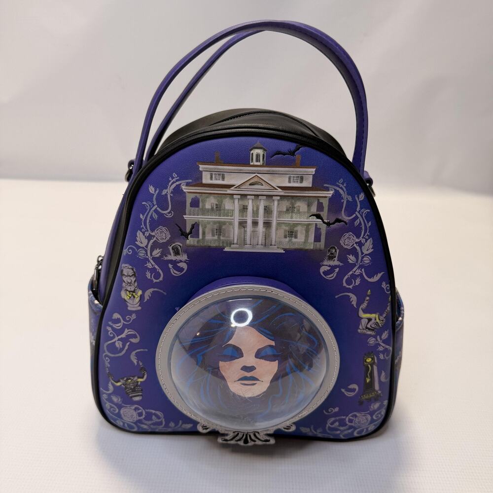 Disney Our Universe Mini Handbag Womens Purple Haunted Mansion Madame Leota Bag